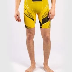 UFC Venum Authentic Fight Night Men's Vale Tudo Shorts - Long Fit - Yellow