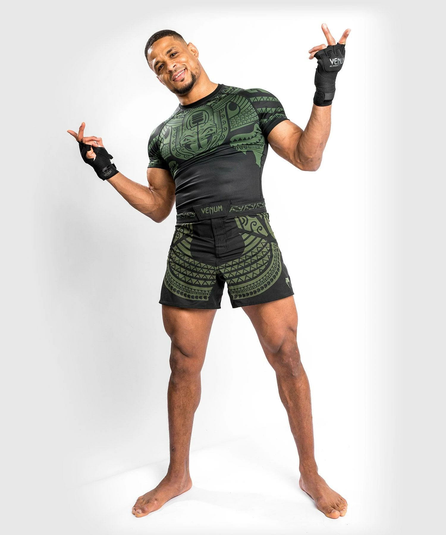 Venum Nakahi Fightshort - Black/Khaki