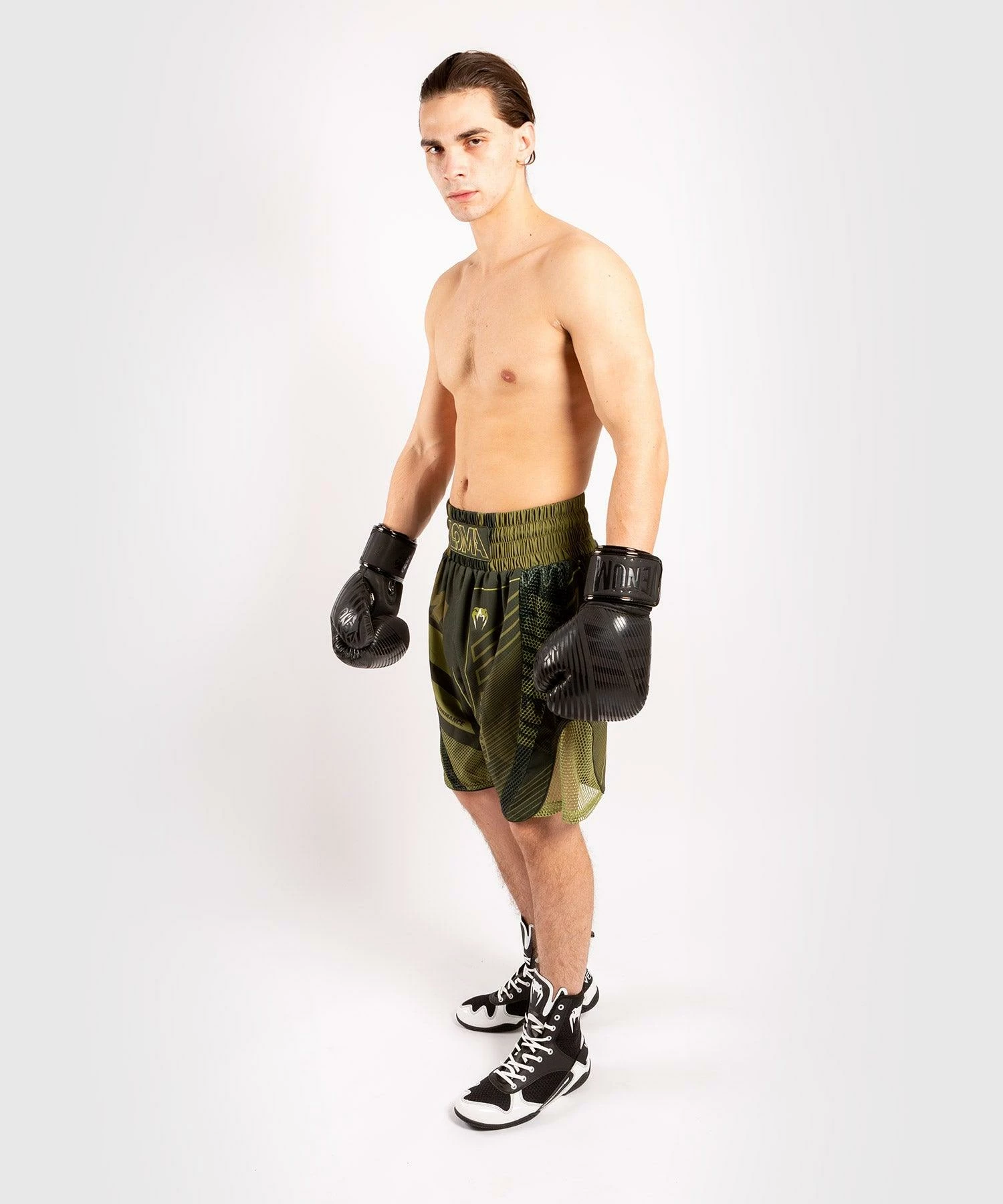 Venum Loma Commando Boxing Shorts - Khaki - Image 9