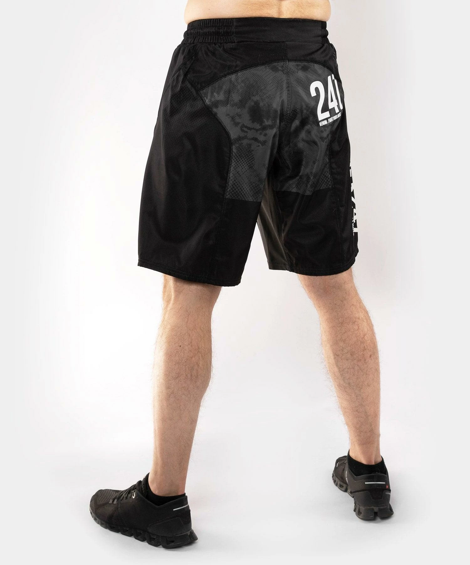 Venum Sky247 Fightshort - Black/Gray 5 Venum Sky247 Fightshort - Black/Gray - Image 3