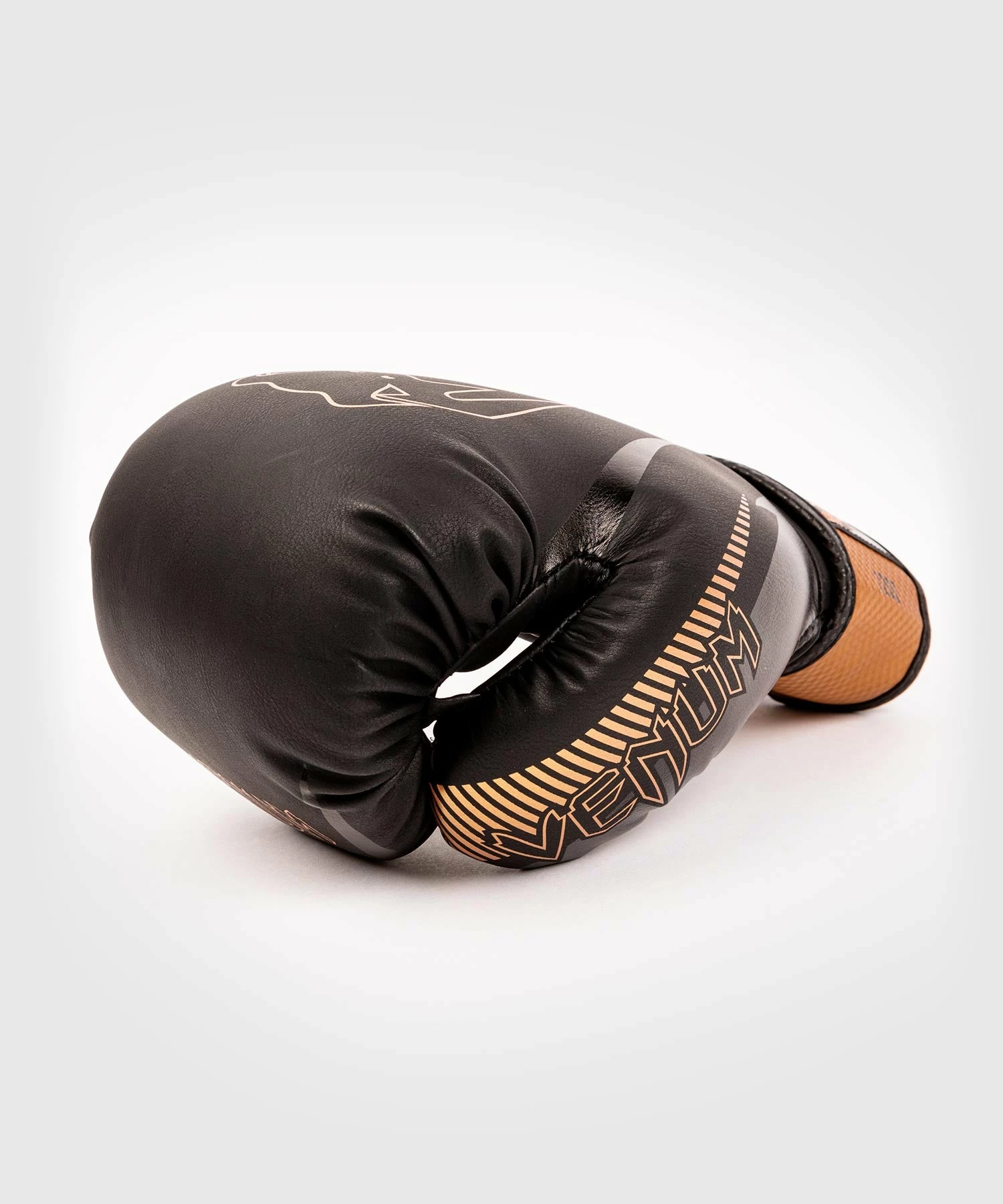 Venum Impact Boxing Gloves - Black/Bronze 6 Venum Impact Boxing Gloves - Black/Bronze - Image 4