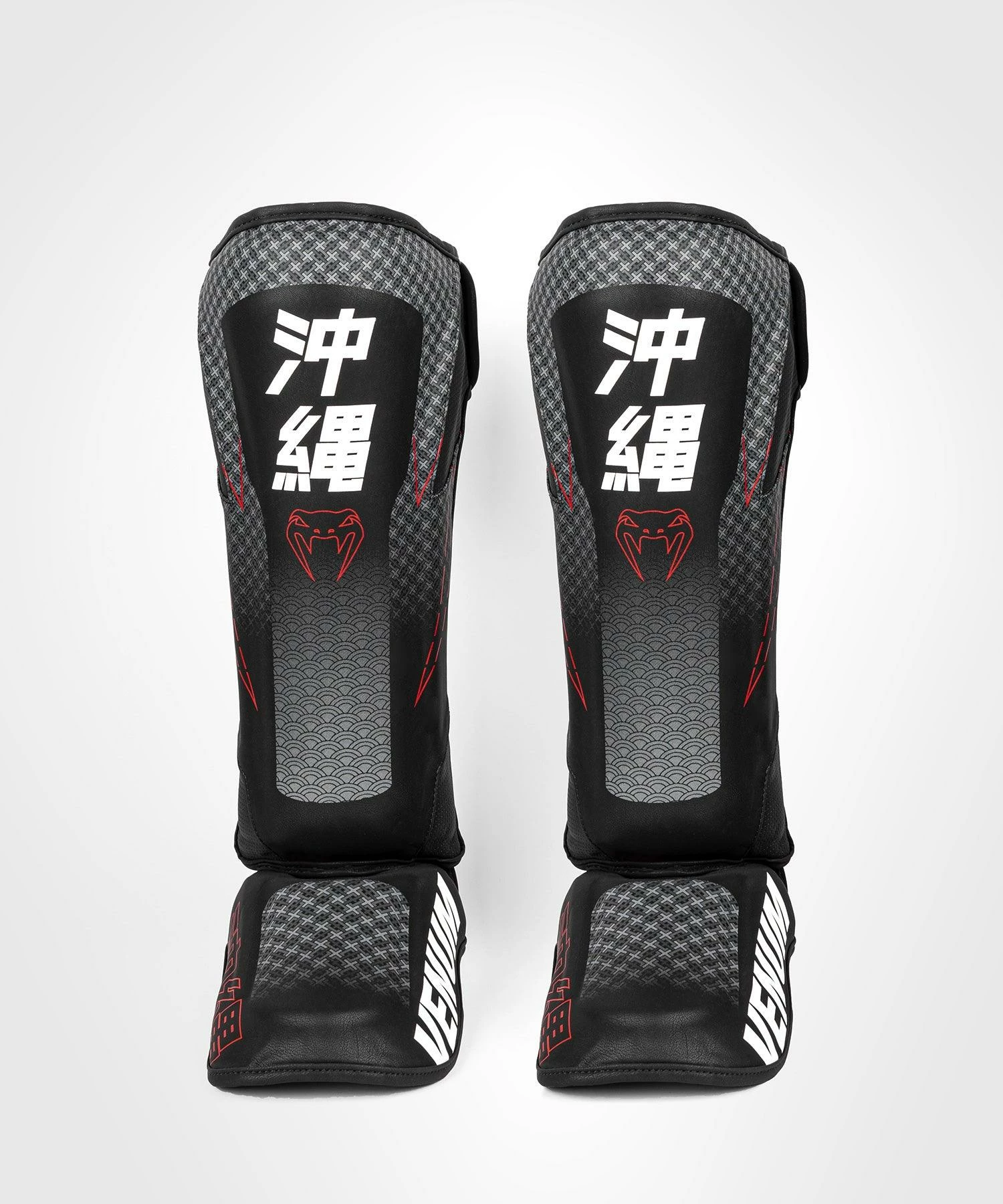 Venum Okinawa 3.0 Shinguards - Black/Red - Image 2