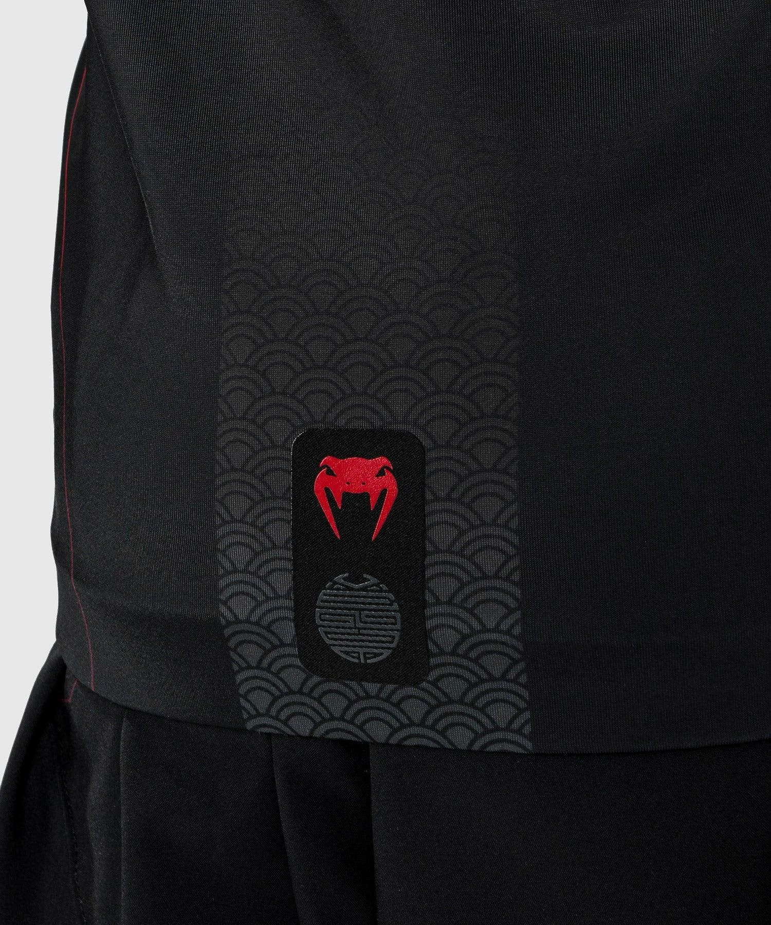 Venum Okinawa 3.0 Rashguard Short Sleeves - For Kids - Black/Red - Image 6