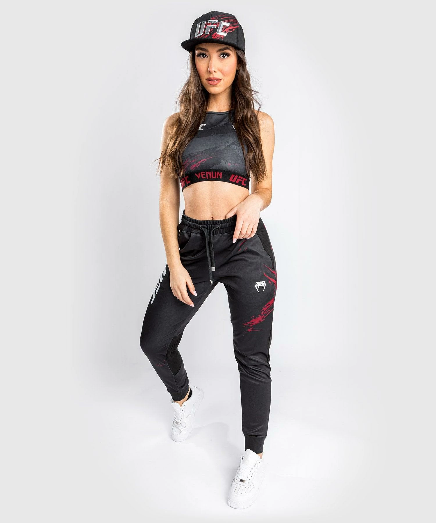 UFC Venum Authentic Fight Week Women's 2.0 Weigh-in Bra - Black/Red 4 UFC Venum Authentic Fight Week Women's 2.0 Weigh-in Bra - Black/Red - Image 2