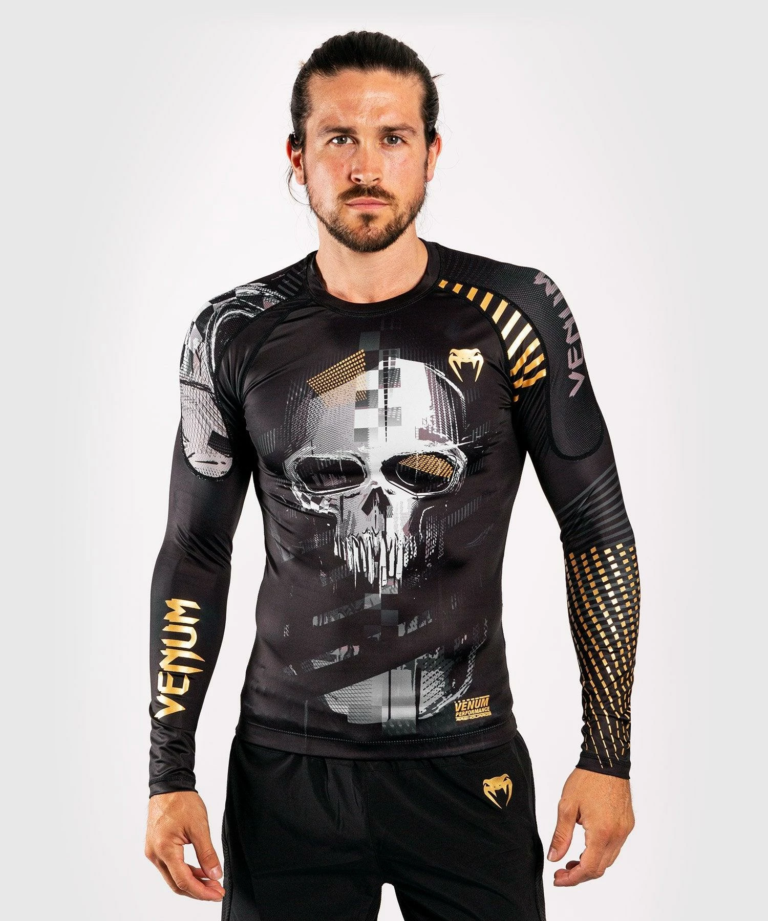 Venum Skull Rashguard - Long Sleeves - Black
