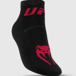 UFC Venum Authentic Fight Week Men's 2.0 Performance Sock Set Of 2 - Black/Red