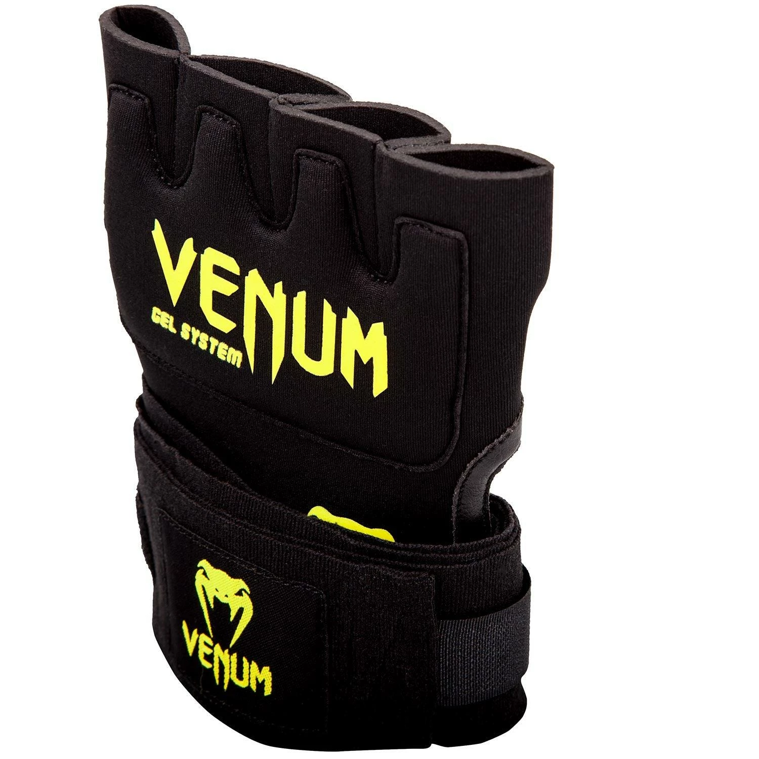 Venum Kontact Gel Glove Wraps - Black/Neo Yellow 5 Venum Kontact Gel Glove Wraps - Black/Neo Yellow - Image 3