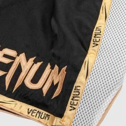 Venum Giant Muay Thai Shorts - Black/White/Gold -Cheap Boxing Store 6 252F8 252Fd 252Fd 252F68dd7e0f74f06d0966e580b54915e184a4111615 SHORT MUAY THAI GIANT BLACK WHITE GOLD HD 07