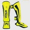 Venum Elite Shin Guards Kids - Exclusive - Neo Yellow