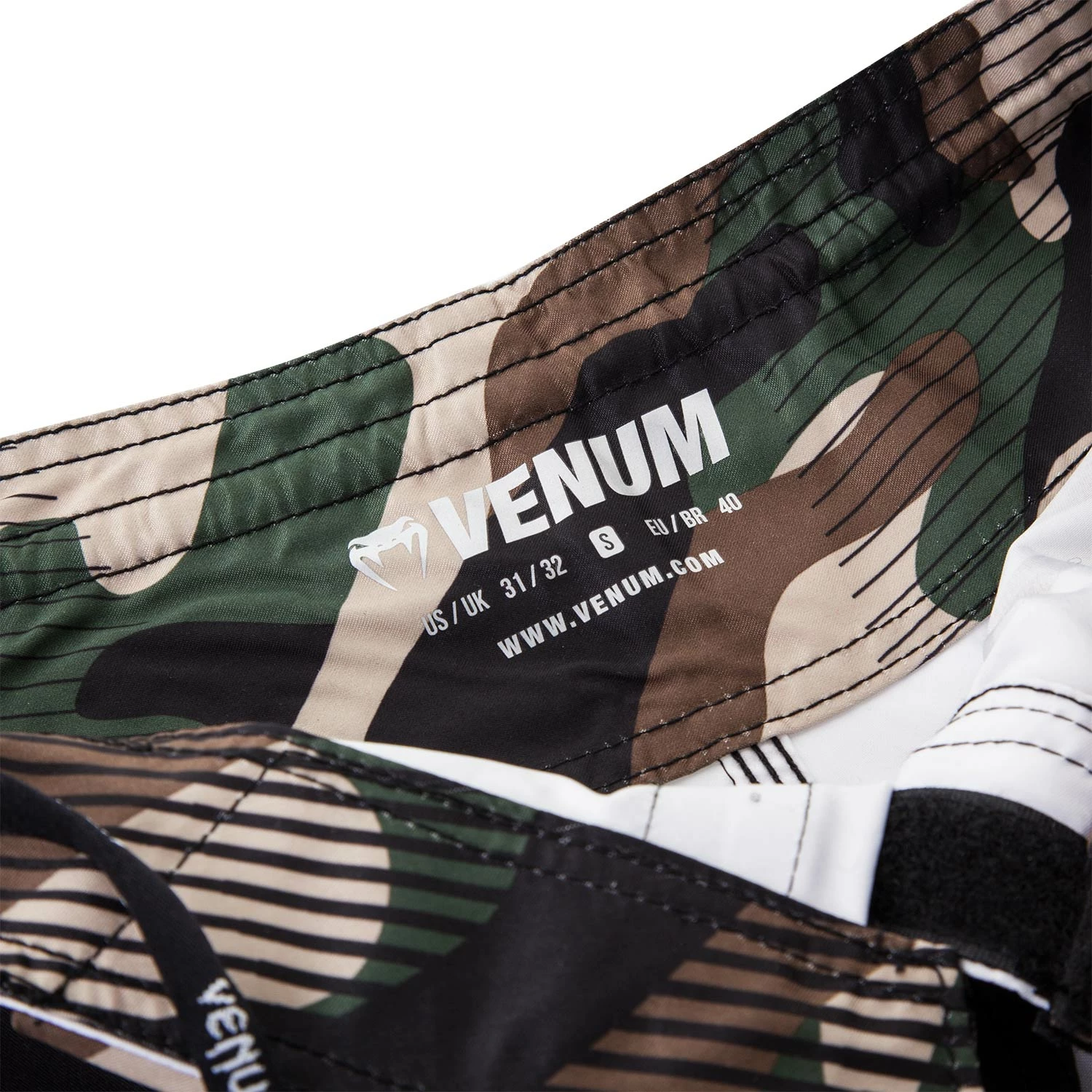 Venum Camo Hero Fightshorts - Green/Brown - Image 6