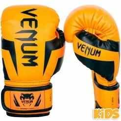 Venum Elite Boxing Gloves Kids - Exclusive - Fluo Orange -Cheap Boxing Store 7 252Ff 252F9 252F8 252F7f983bf960f39d1769b27df507cbd4ebcff975c0 bg elite kid black orange 1500 00