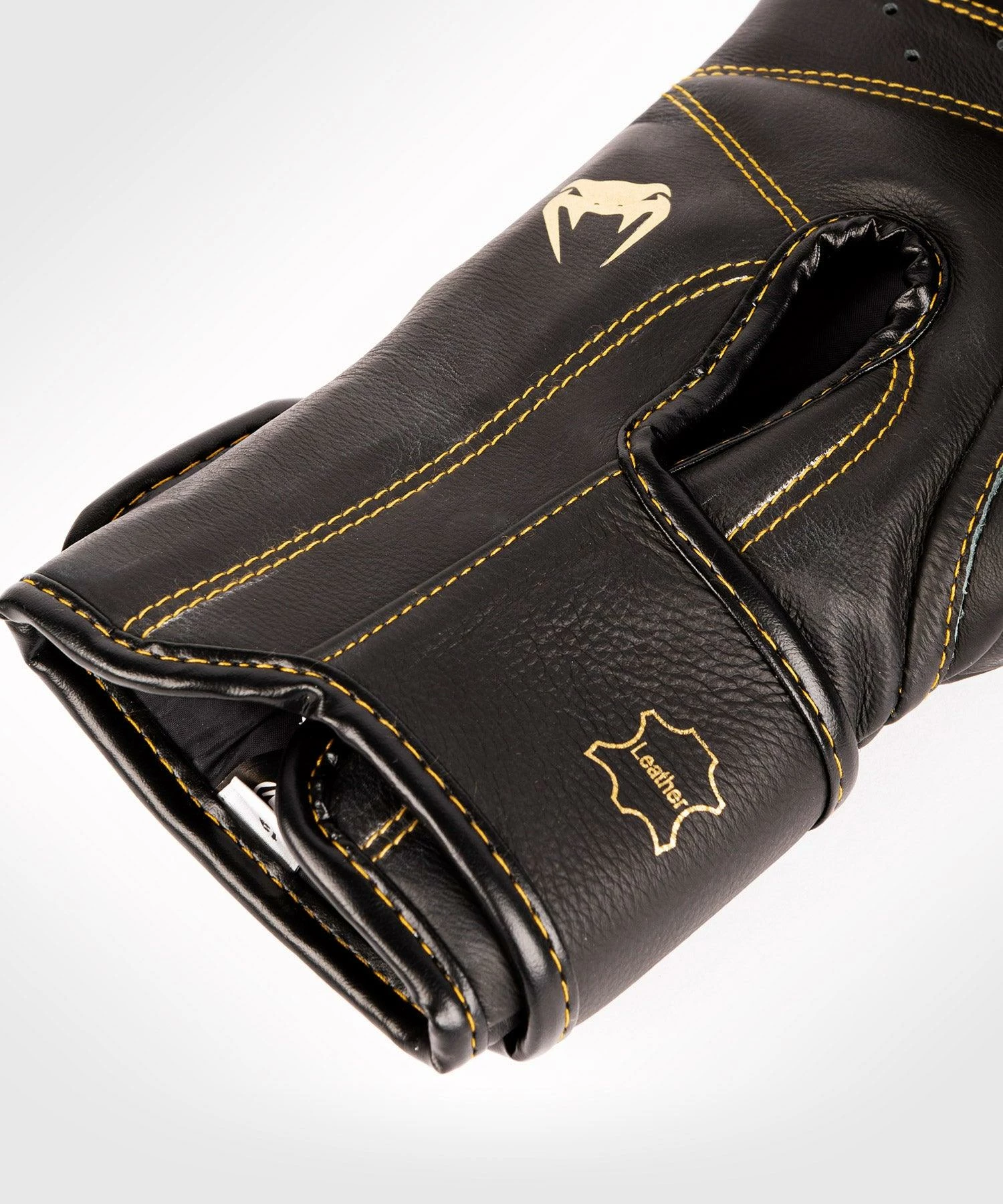 Venum Giant 2.0 Pro Boxing Gloves Velcro - Black/Black-Gold - Image 4