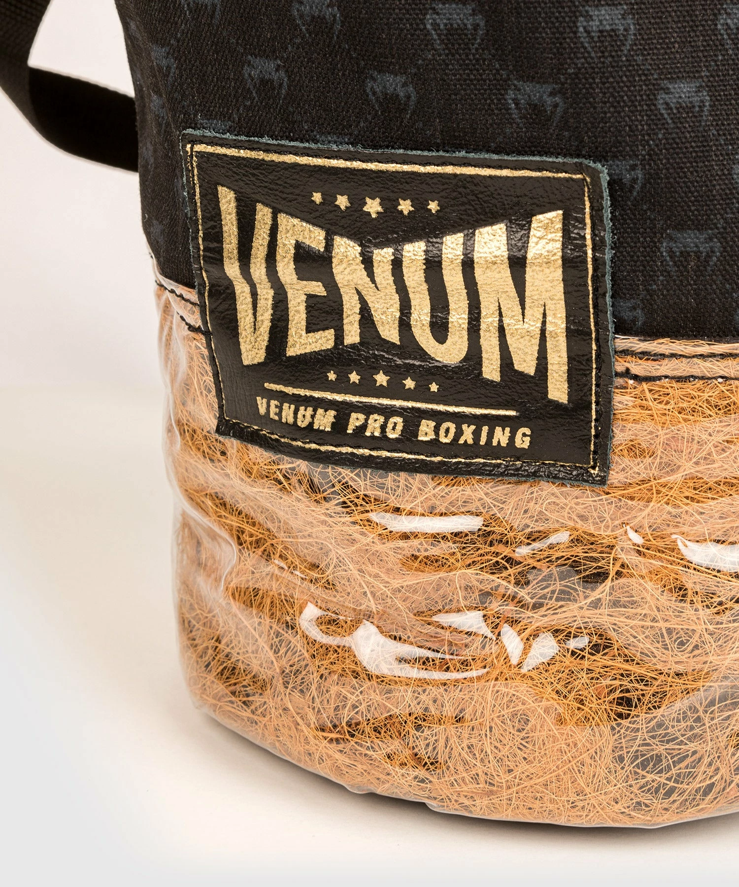 Venum Coco Monogram Pro Lace Up Boxing Gloves - Intense Black - Image 9