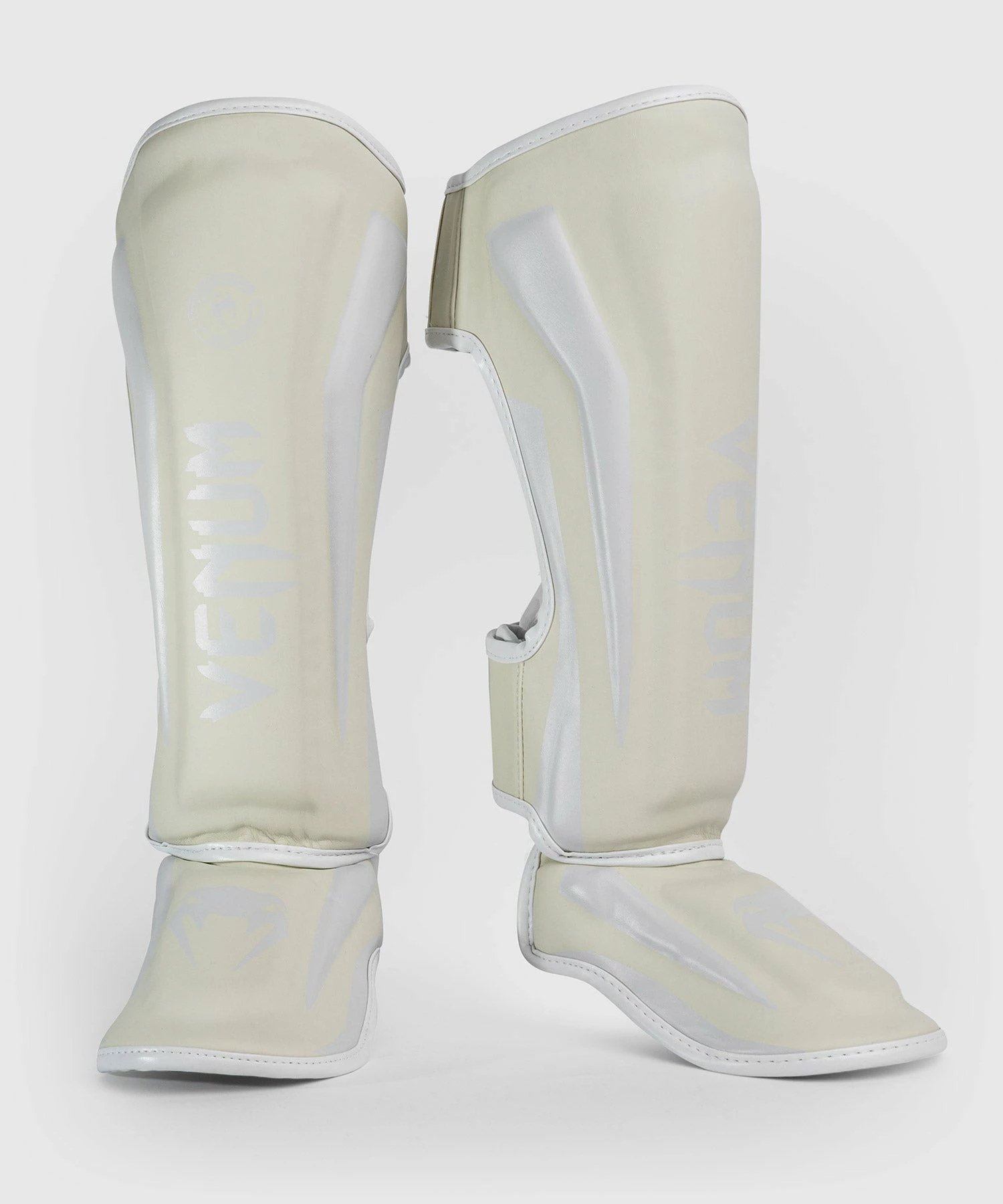 Venum Elite Standup Shinguards - White/White - Image 6