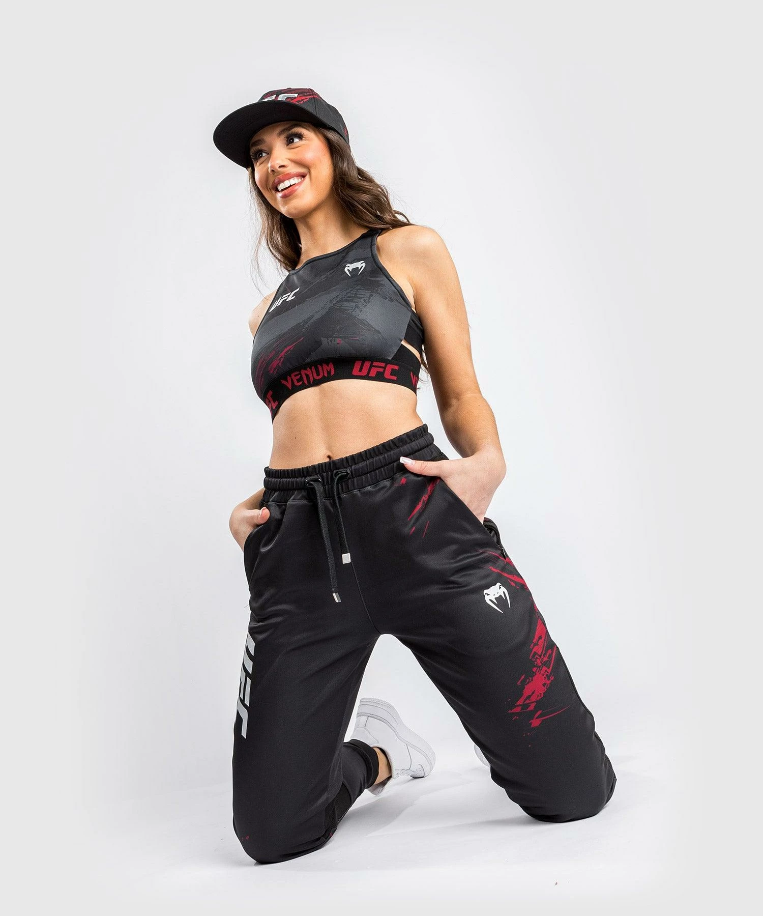 UFC Venum Authentic Fight Week Women's 2.0 Weigh-in Bra - Black/Red 6 UFC Venum Authentic Fight Week Women's 2.0 Weigh-in Bra - Black/Red - Image 4