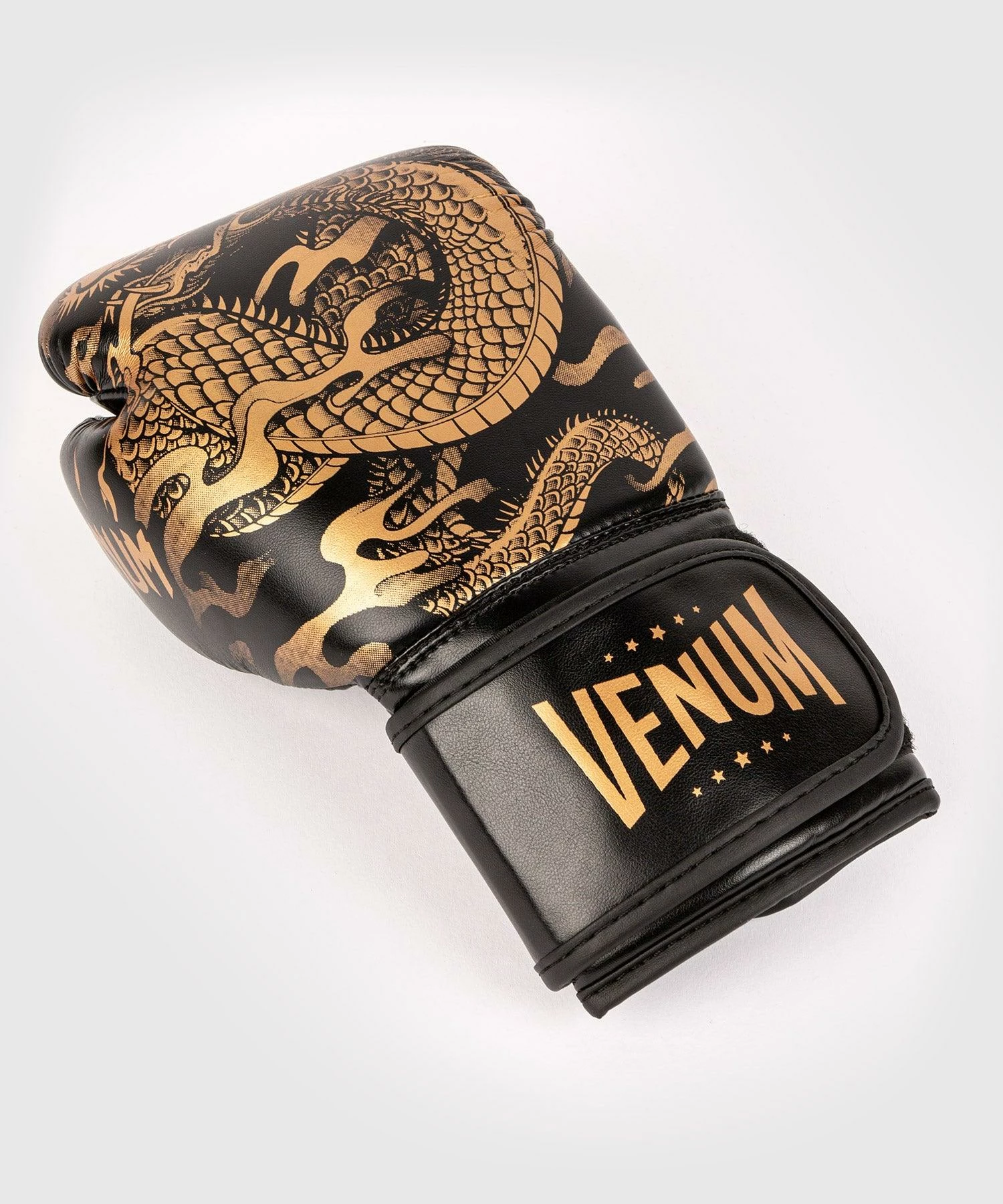Venum Dragon's Flight Boxing Gloves - For Kids - Black/Bronze - Image 5