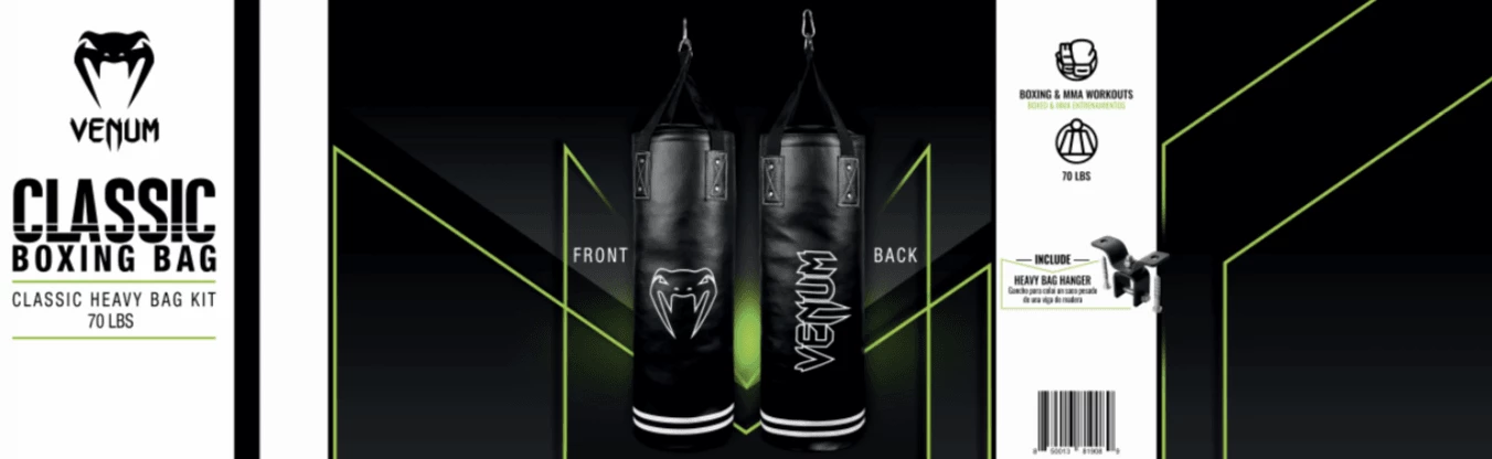 Venum Classic Heavy Boxing Bag Kit - 70lbs - WLMT Edition - Image 6