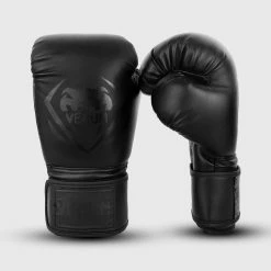 Venum Contender Boxing Gloves - Black/Black