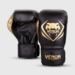 Venum Contender Boxing Gloves - Black/Gold -Cheap Boxing Store BG CONTENDER BLACK GOLD HD 02