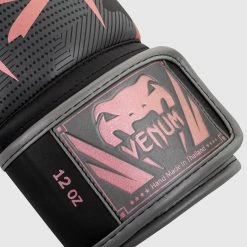 Venum Elite Boxing Gloves - Black/Pink Gold -Cheap Boxing Store BG ELITE 3.0 BLACK PINK 1500 04 1
