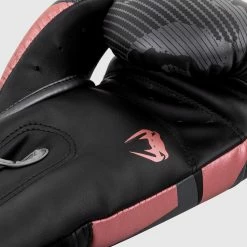 Venum Elite Boxing Gloves - Black/Pink Gold -Cheap Boxing Store BG ELITE 3.0 BLACK PINK 1500 06 1 1