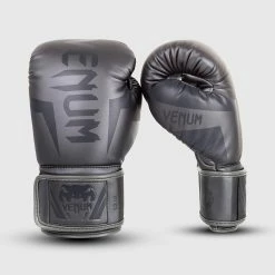 Venum Elite Boxing Gloves - Grey/Grey