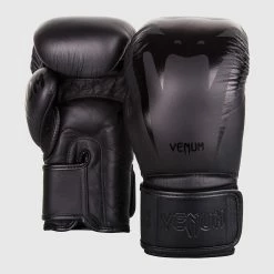 Venum Giant 3.0 Boxing Gloves - Nappa Leather - Black/Black