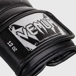 Venum Giant 3.0 Boxing Gloves - Nappa Leather - Black/Silver -Cheap Boxing Store BG GIANT 3.0 BLACK SILVER HD 03