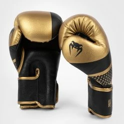 Venum Lightning Boxing Gloves - Gold/Black -Cheap Boxing Store BG LIGHTNING BLACK GOLD 02