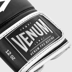 Venum Hammer Pro Boxing Gloves Velcro - Black/White -Cheap Boxing Store BG PROBOXING HAMMER BLACK WHITE HD 03 0a612a9c 24b3 477b b026 f890badb45fa