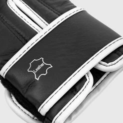 Venum Shield Pro Boxing Gloves Velcro - Black/White -Cheap Boxing Store BG PROBOXING SHIELD BLACK WHITE HD 05