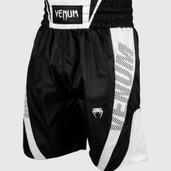 Venum Elite Boxing Shorts - Black/White