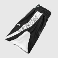 Venum Elite Boxing Shorts - Black/White -Cheap Boxing Store BOXING SHORT ELITE BLACK WHITE HD 06