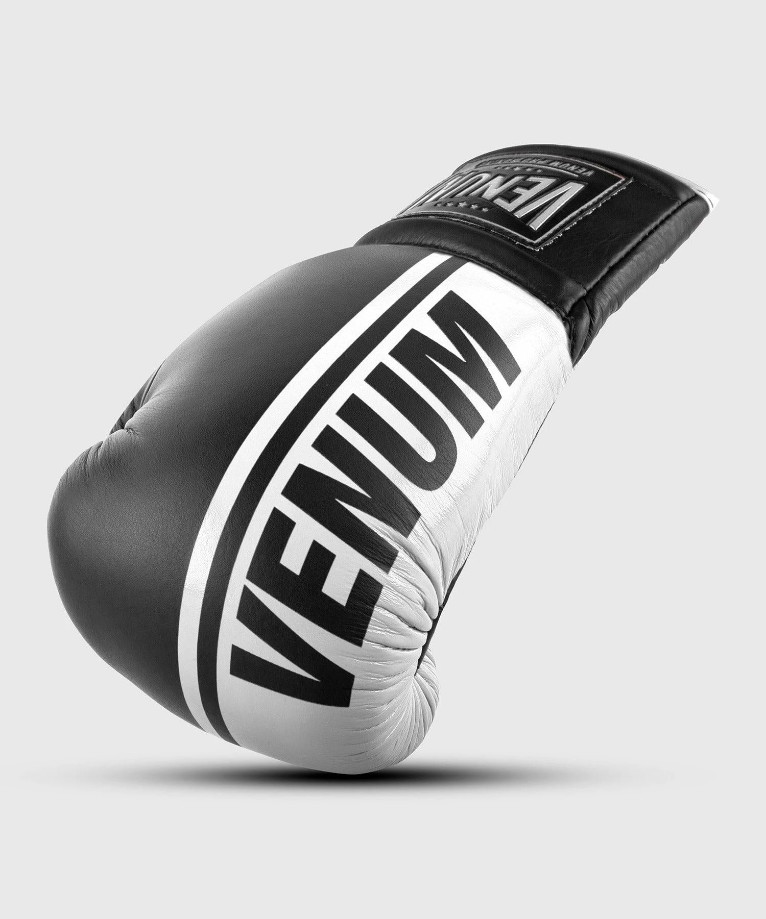 Venum Shield Pro Boxing Gloves - With Laces - Black/White 3 Venum Shield Pro Boxing Gloves - With Laces - Black/White