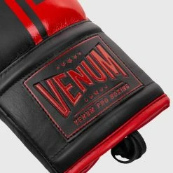 Venum Shield Pro Boxing Gloves - With Laces - Black/Red -Cheap Boxing Store IMG 8316 copie