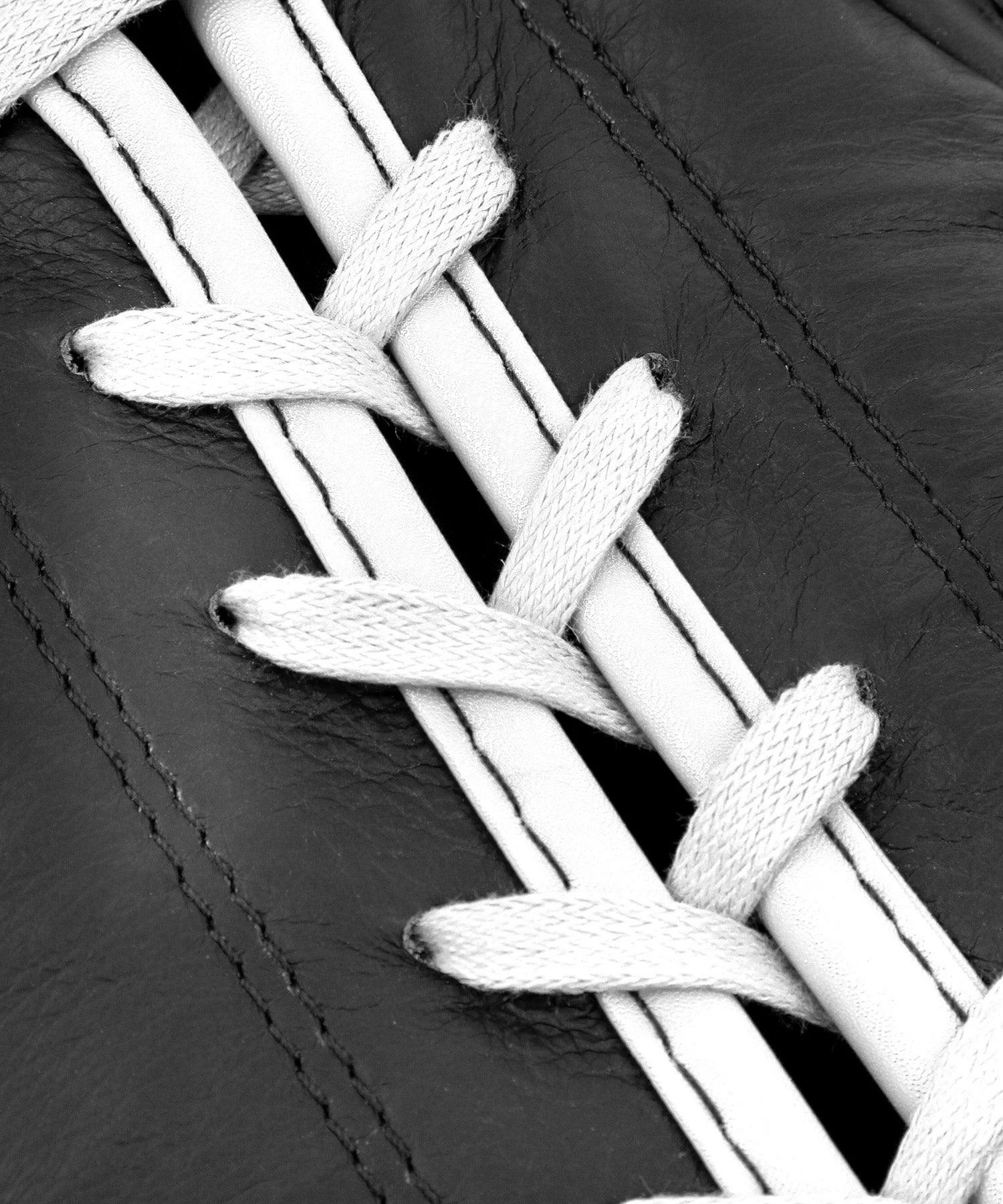 Venum Shield Pro Boxing Gloves - With Laces - Black/White 7 Venum Shield Pro Boxing Gloves - With Laces - Black/White - Image 5