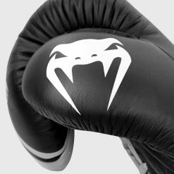 Venum Shield Pro Boxing Gloves - With Laces - Black/White -Cheap Boxing Store IMG 8321 copie 1