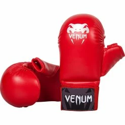 Venum Karate Mitts - With Thumb Protection - Red -Cheap Boxing Store MITTS WITH THUMB RED HD 01