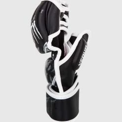 Venum Gladiator 3.0 MMA Gloves - Black/White -Cheap Boxing Store MMA GLOVES GLADIATOR BLACK HD 01