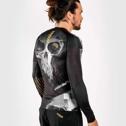 Venum Skull Rashguard - Long Sleeves - Black -Cheap Boxing Store RASH LS SKULL BLACK SD 05 1