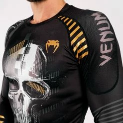 Venum Skull Rashguard - Long Sleeves - Black -Cheap Boxing Store RASH LS SKULL BLACK SD 07 1