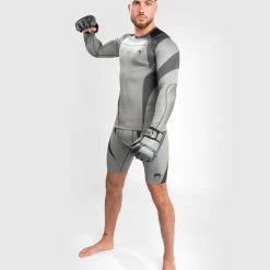 Venum Stone Rashguard - Long Sleeves - Mineral Green -Cheap Boxing Store RASH LS STONE MINERAL GREEN 04