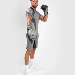 Venum Stone Rashguard - Short Sleeves - Mineral Green -Cheap Boxing Store RASH SS STONE MINERAL GREEN 02