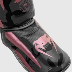 Venum Elite Shin Guards - Black/Pink Gold -Cheap Boxing Store SHINGUARD ELITE 3.0 PINK GREY 1500 03 1