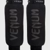Venum Shin Guards Kontact - Black/Black -Cheap Boxing Store SHIN ONLY GUARDS KONTACT BLACK BLACK