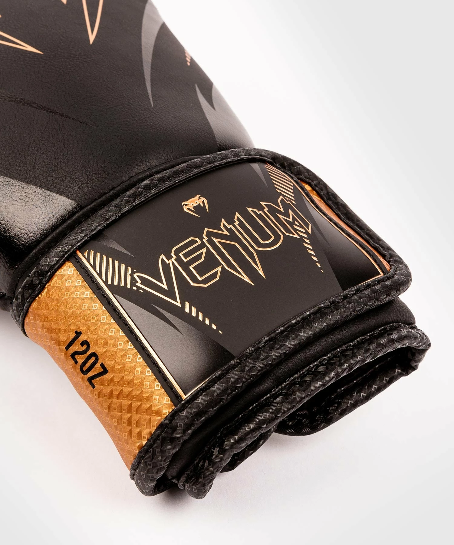 Venum Impact Boxing Gloves - Black/Bronze 5 Venum Impact Boxing Gloves - Black/Bronze - Image 3