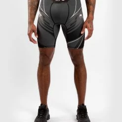 UFC Venum Authentic Fight Night Men's Vale Tudo Shorts - Long Fit - Black