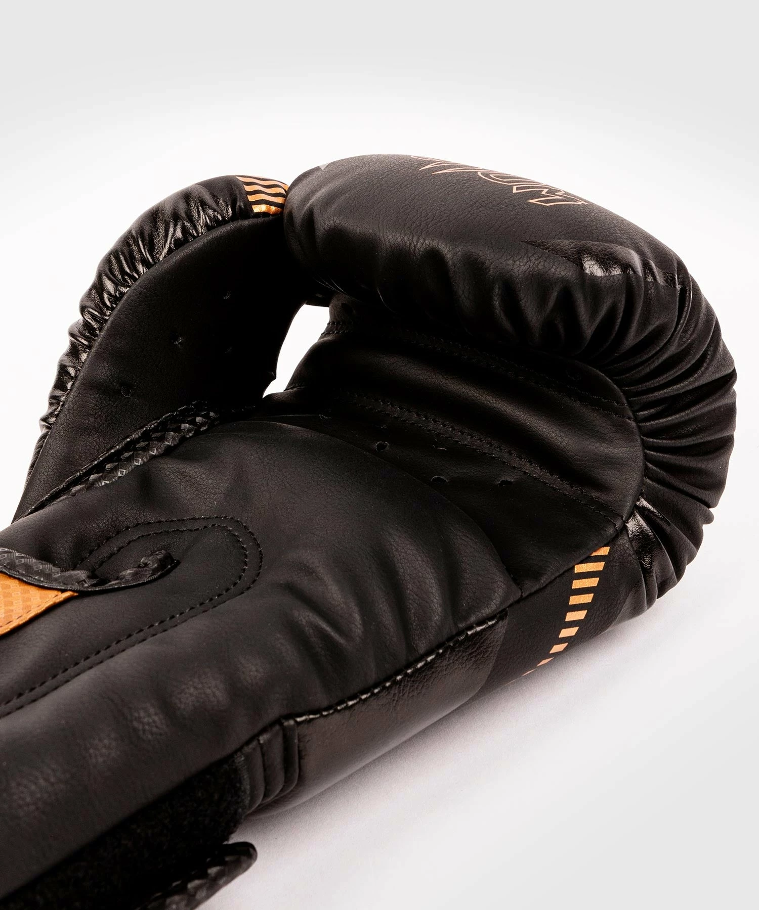 Venum Impact Boxing Gloves - Black/Bronze 7 Venum Impact Boxing Gloves - Black/Bronze - Image 5