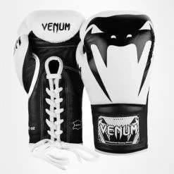 Venum Giant 2.0 Pro Boxing Gloves - With Laces - White/Black