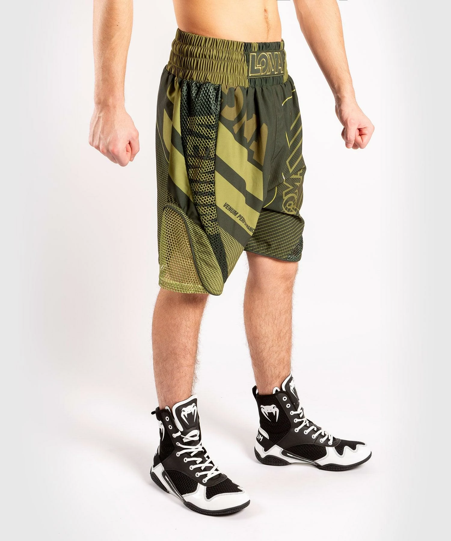 Venum Loma Commando Boxing Shorts - Khaki - Image 4